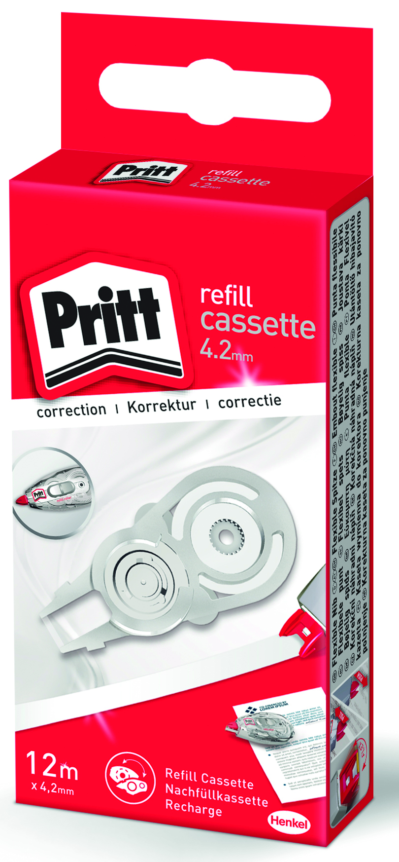 PRITT CORRECTIE ROLLER VULLING 4,2M netto