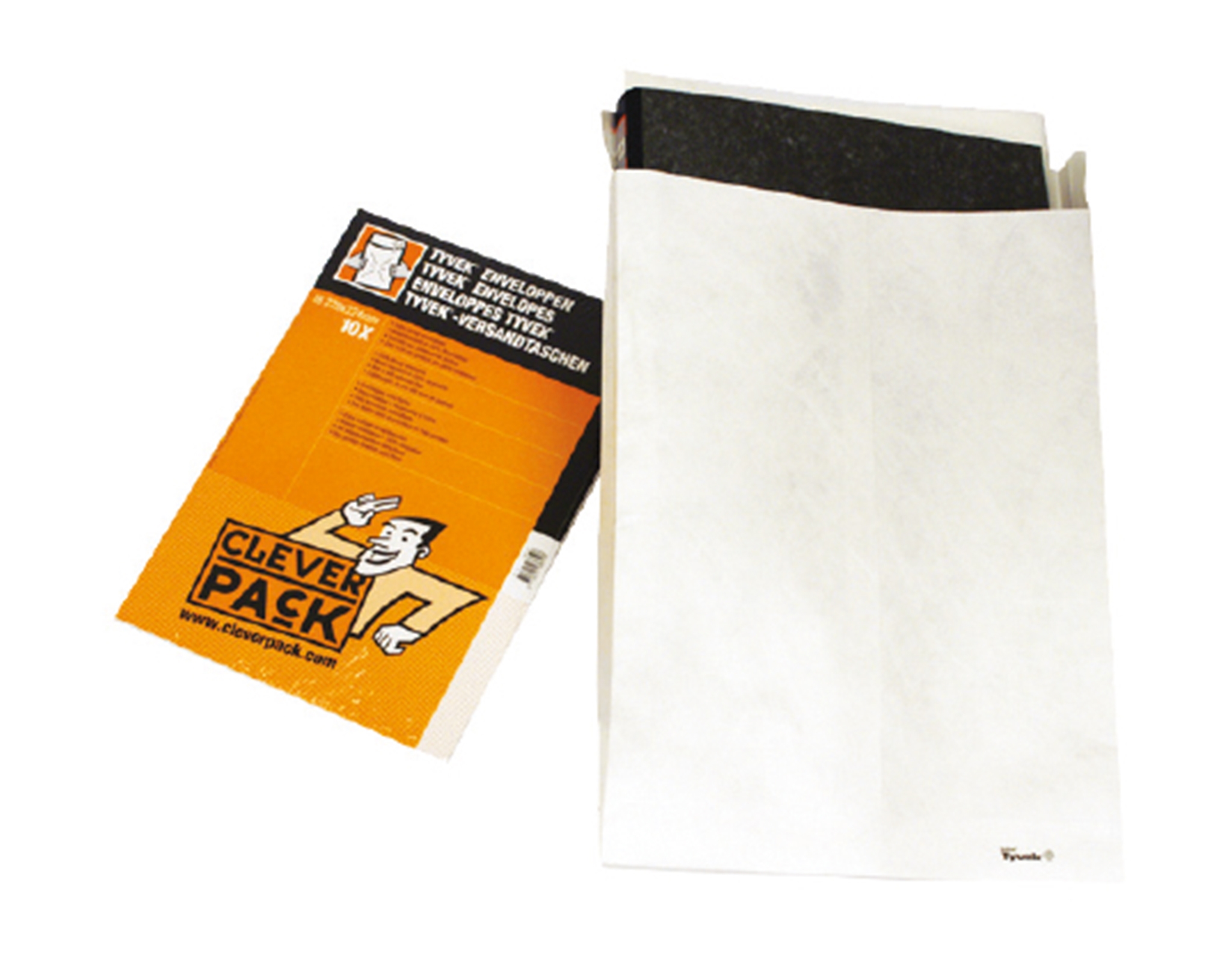 CLEVERPACK VERSTERKTE ENVELOP TYVEK A4 22.9X32 10ST