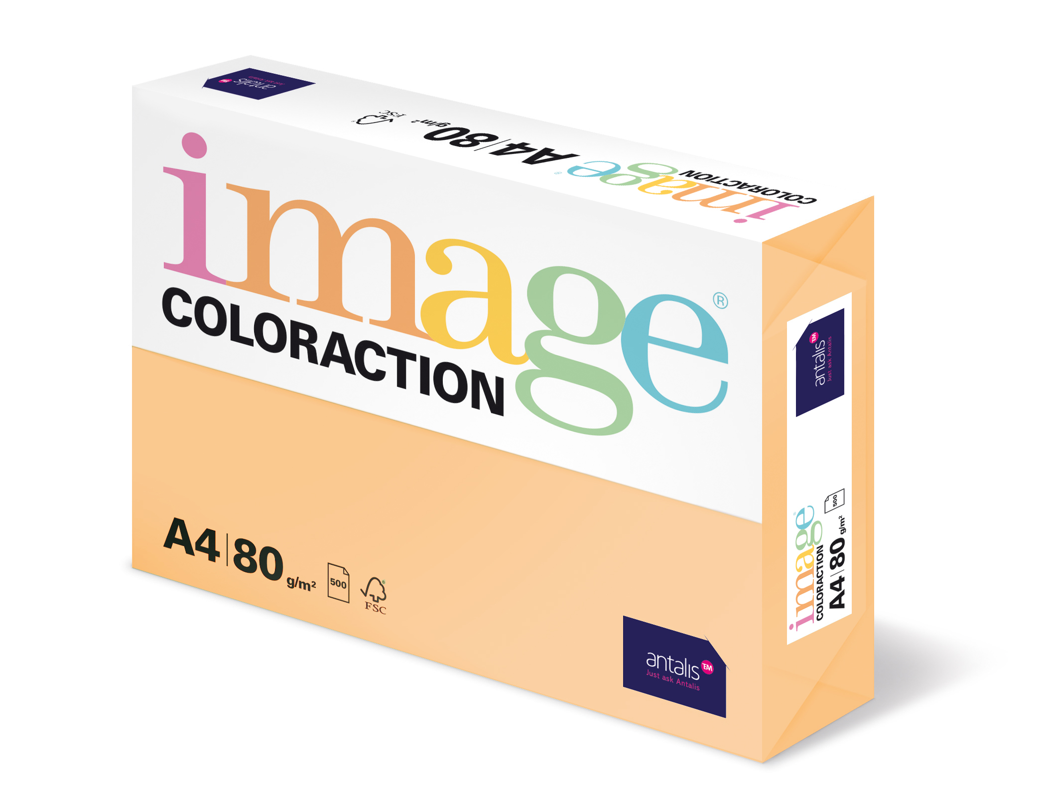 COLORACTION A4 80G SAVANA 500V