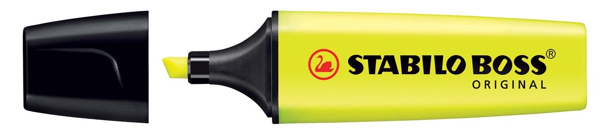 STABILO BOSS 10ST FLUO GEEL - NETTO