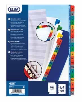 TABBL. 20T.A-Z PP A4 MAXI KLEU
