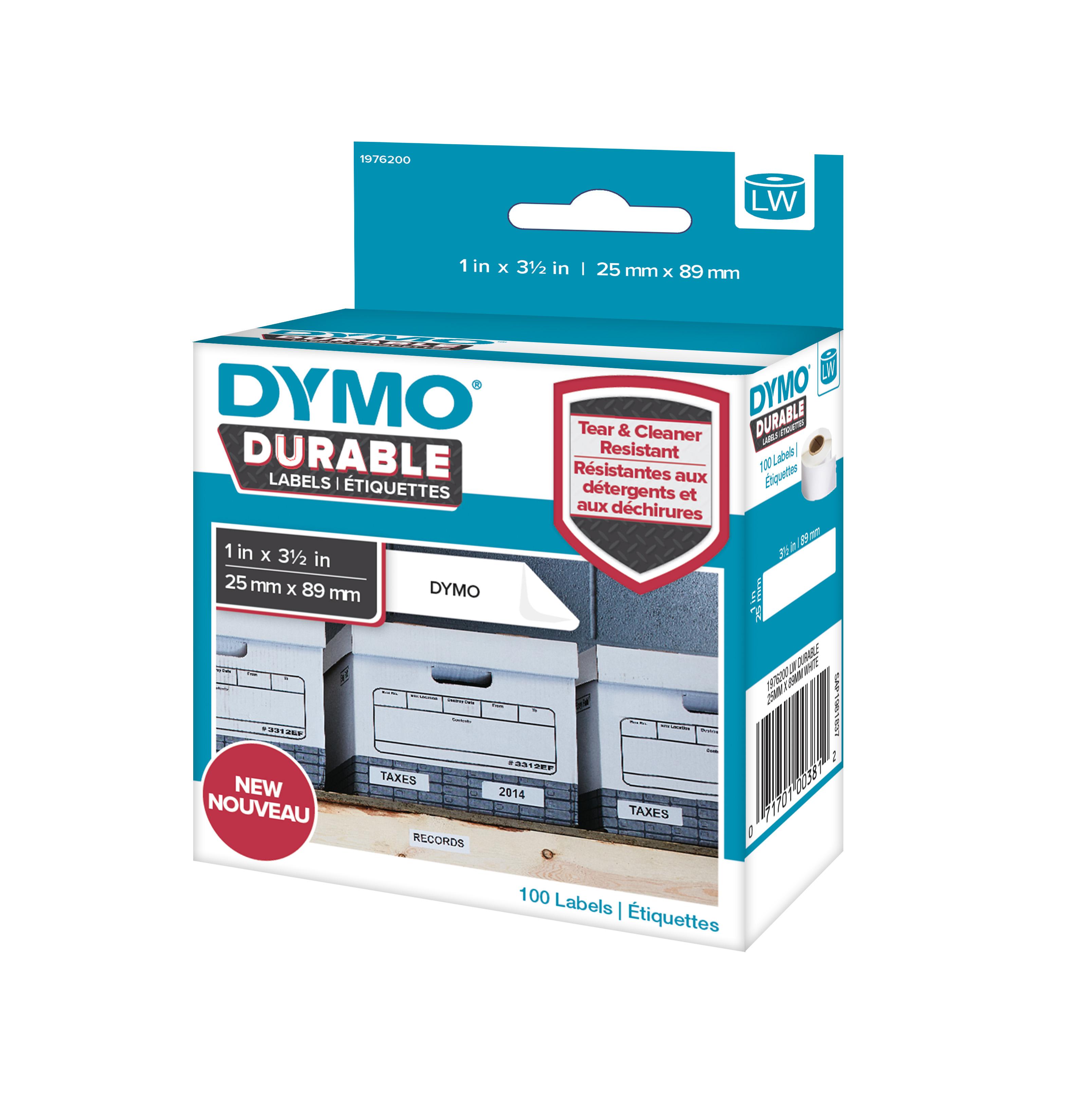 DYMO DURABLE LW ETIKET 25X89MM 100X
