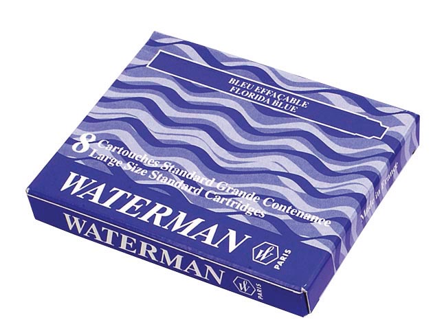 INKTPATR BLW/ZW WATERMAN PK 8X