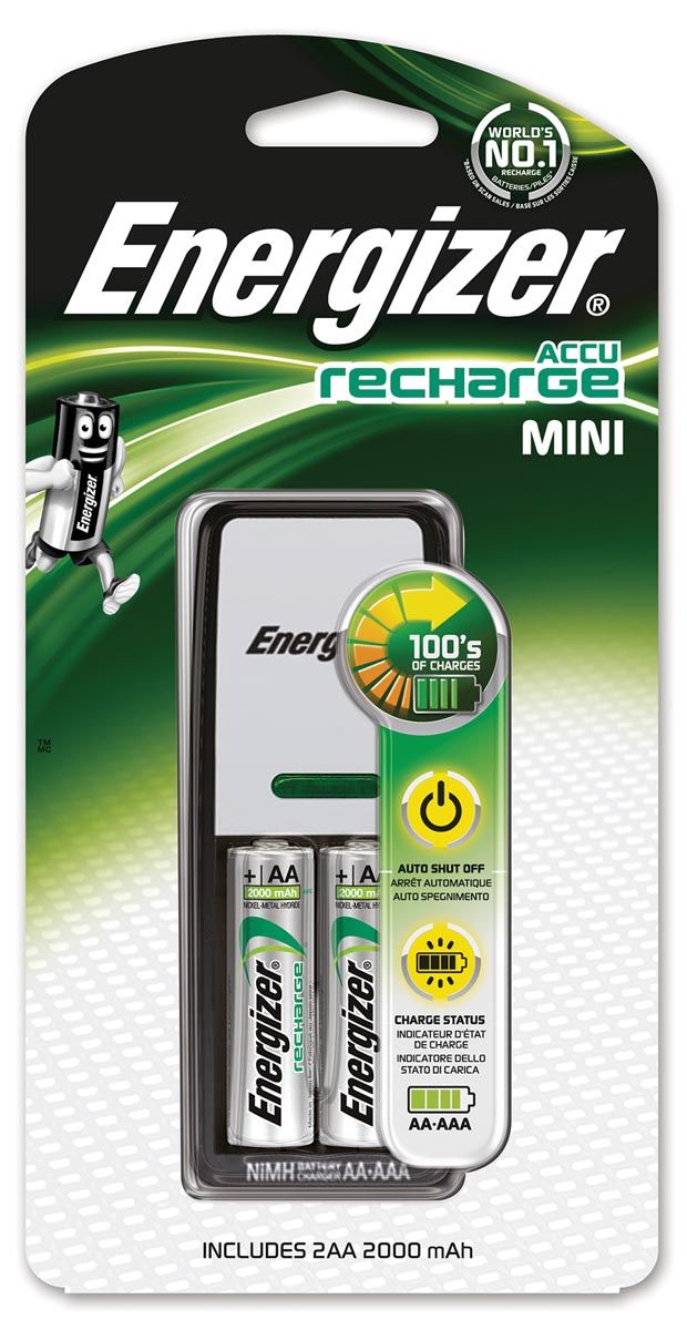 ENERGIZER MINI CHARG INCL 2XAA