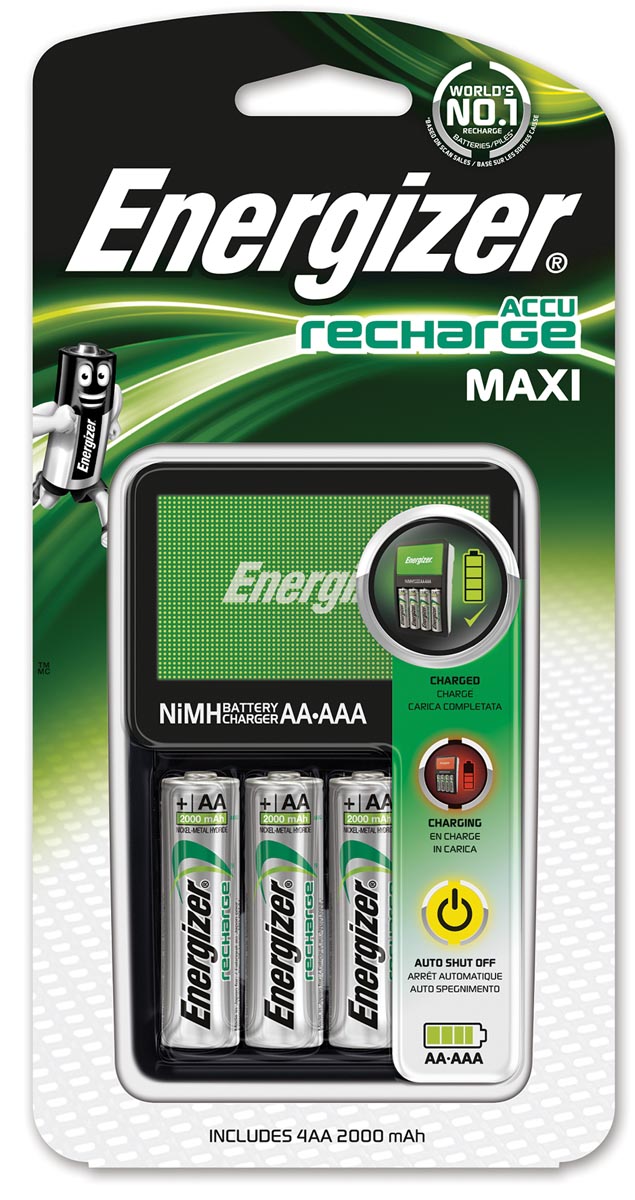 ENERGIZER MAXI CHARG INCL 4XAA