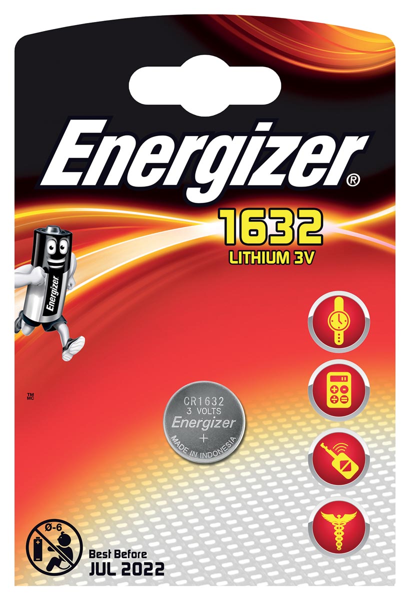 ENERGIZER CR1632 LITHIUM BLIS1