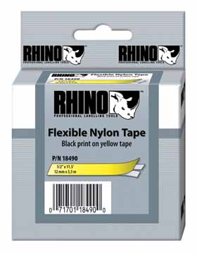 TAPE WIT 12MMX3,5M FLEX NYLON