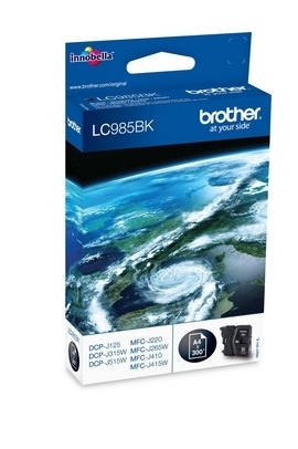 BROTHER LC-985 inktcartridge zwart standard capacity 300 pag