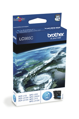 BROTHER LC-985 inktcartridge cyaan standard capacity 260 pag