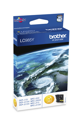BROTHER LC-985 inktcartridge geel 260 paginas 1-pack blister