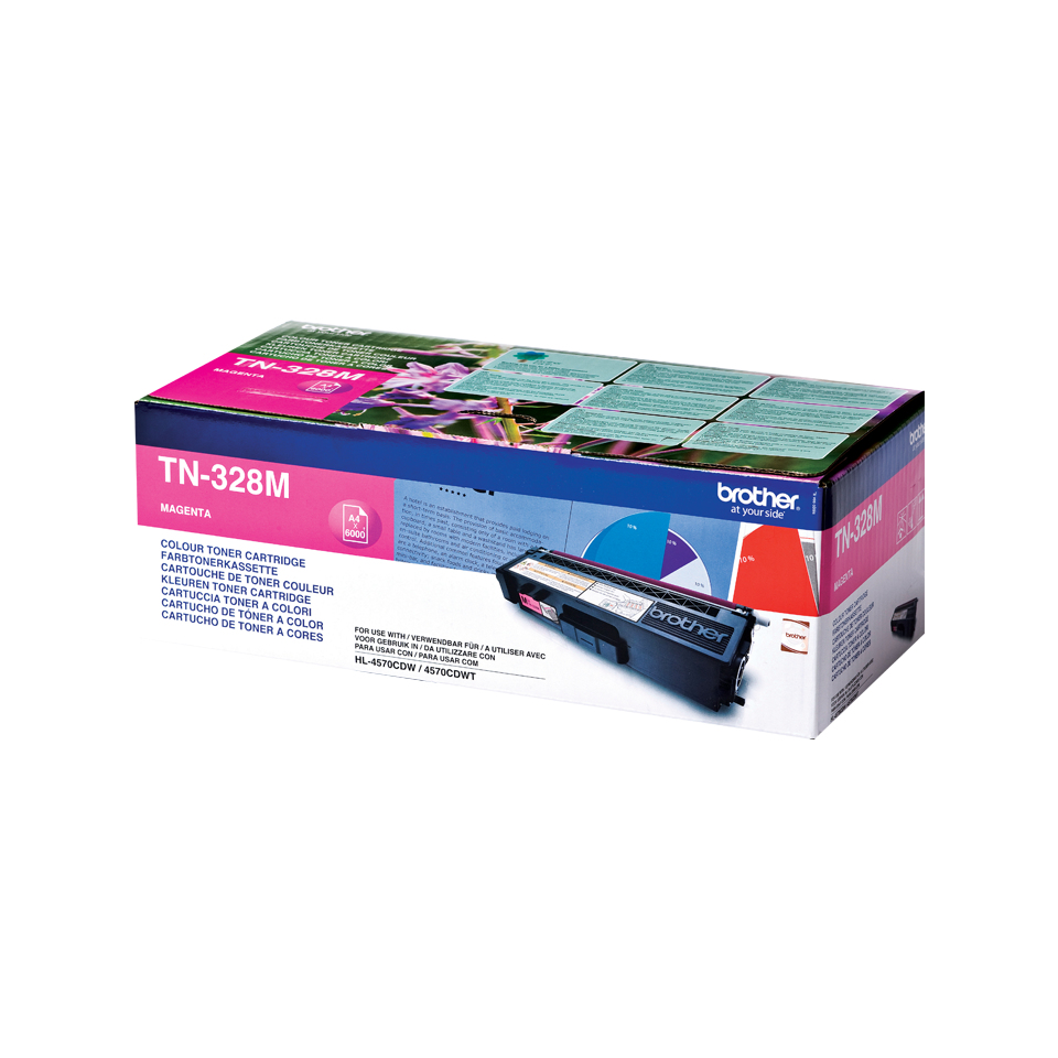 BROTHER TN-328 tonercartridge magenta extra high capacity 6.