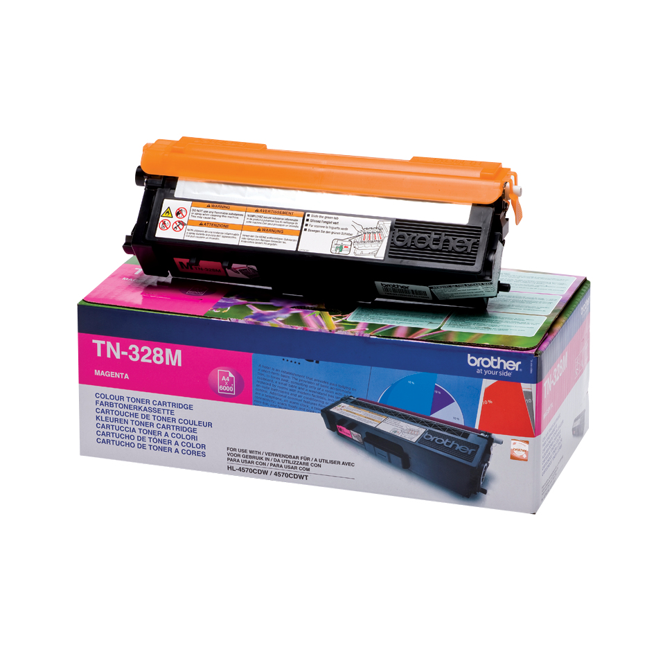 BROTHER TN-328 tonercartridge magenta extra high capacity 6.