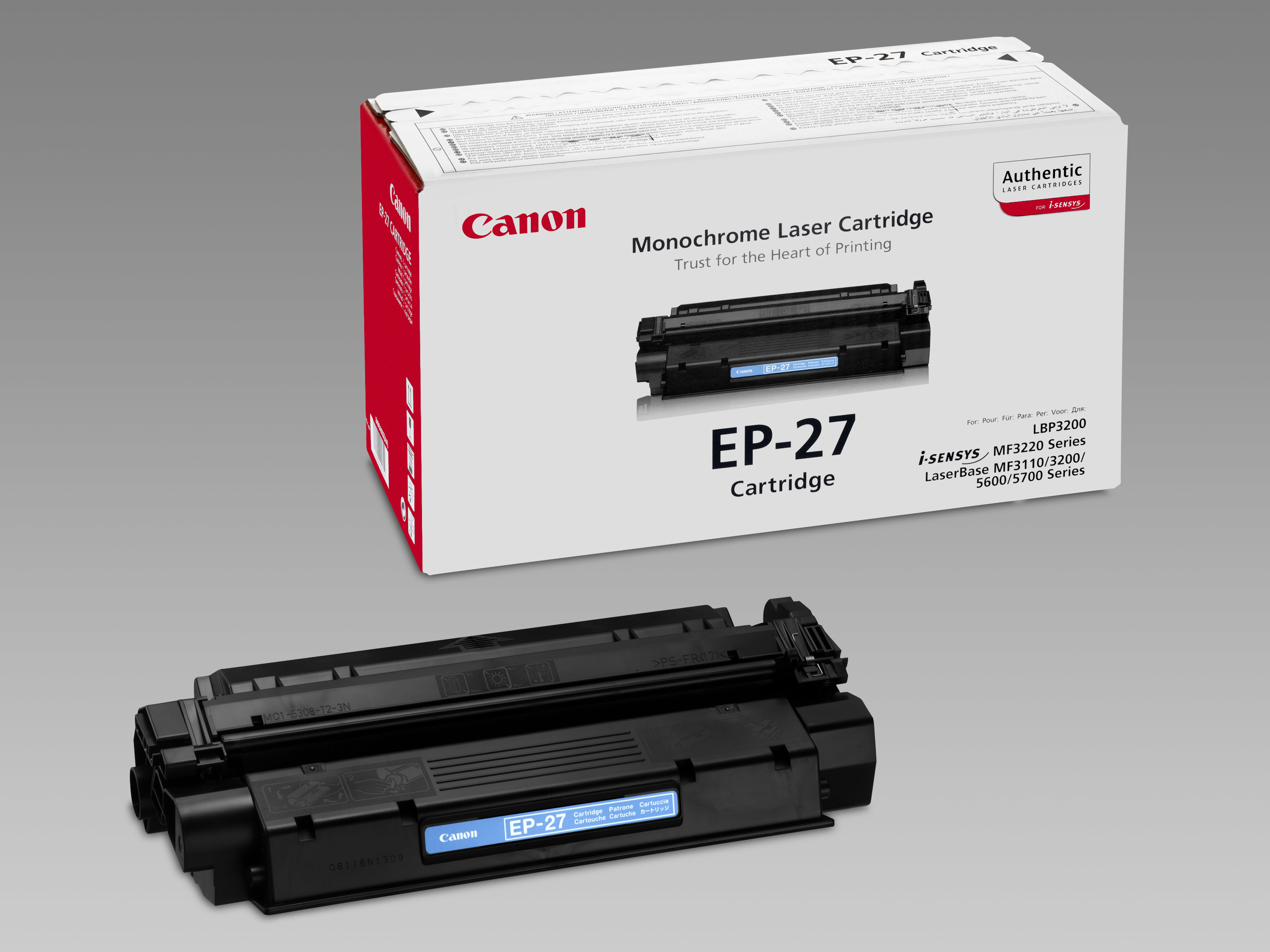 CANON EP-27 tonercartridge zwart high capacity 2.500 pagina