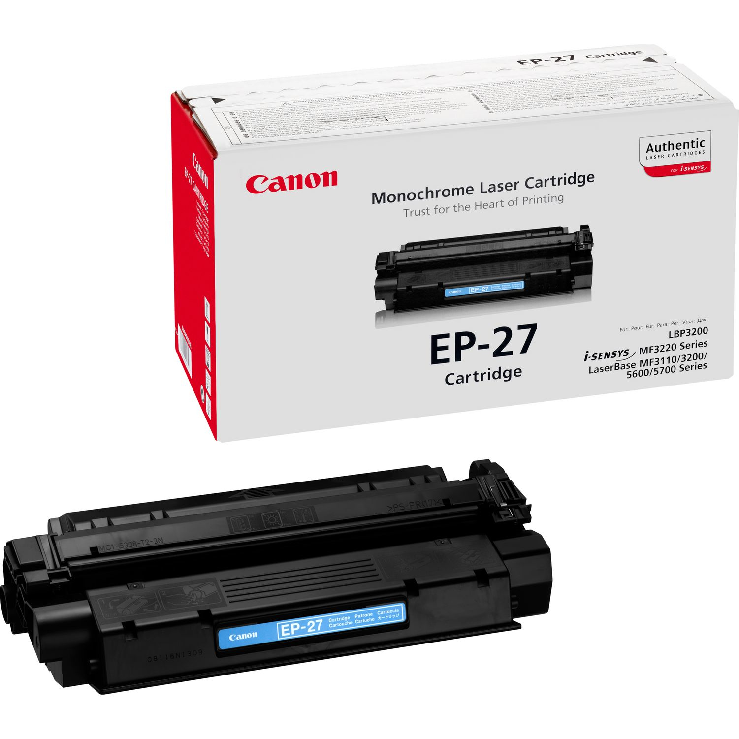 CANON EP-27 tonercartridge zwart high capacity 2.500 pagina