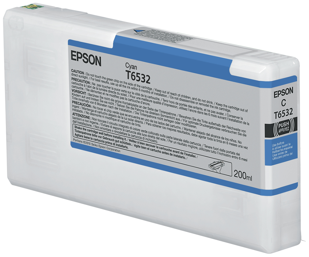 EPSON T6532 inktcartridge cyaan standard capacity 200ml