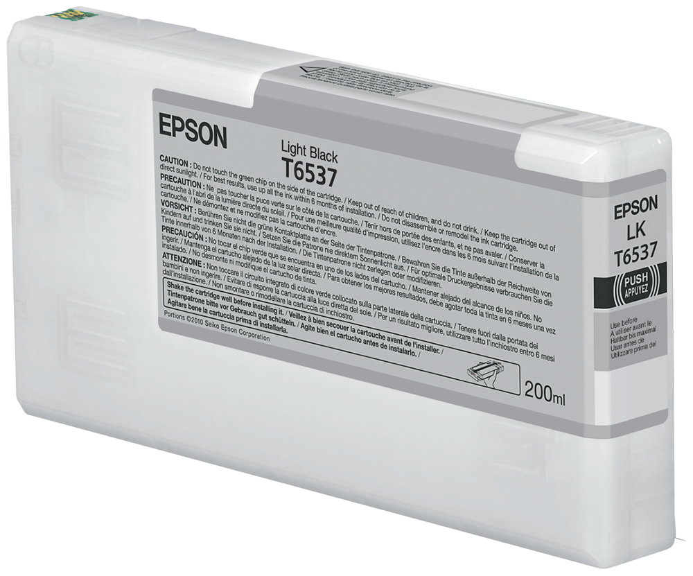 EPSON T6537 inktcartridge licht zwart standard capacity 200m