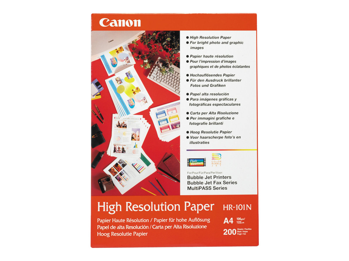 CANON HR-101 high resolution paper inktjet 110g/m2 A4 200 sh