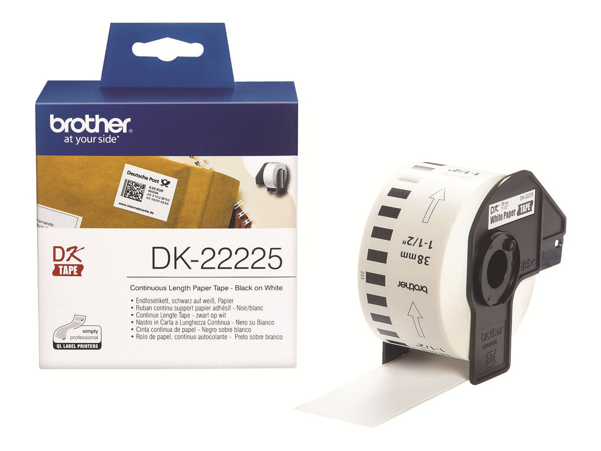 BROTHER P-Touch DK-Continue Lengte Tape: 38mm - Thermisch pa