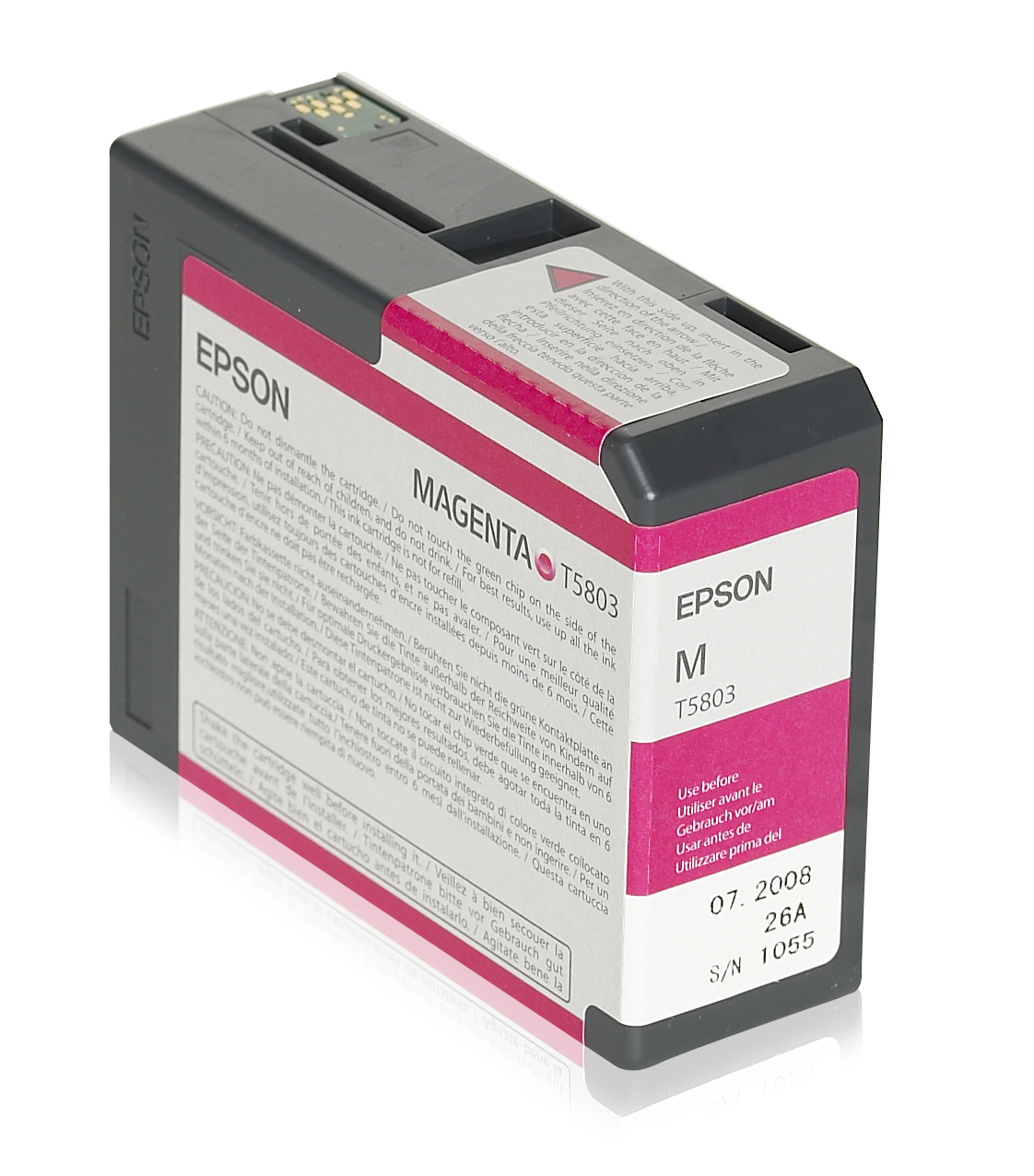 EPSON T5803 inktcartridge foto magenta standard capacity 80m