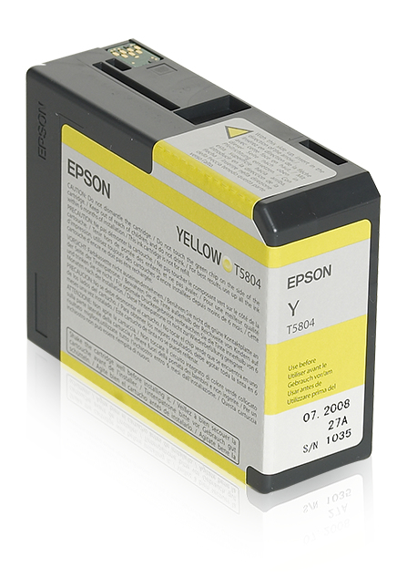 EPSON T5804 inktcartridge geel standard capacity 80ml 1-pack