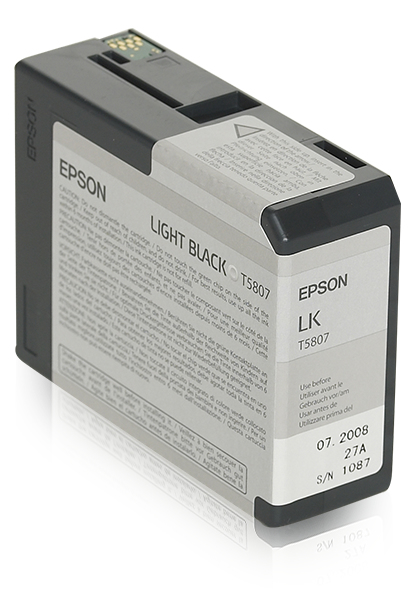 EPSON T5807 inktcartridge foto licht zwart standard capacity