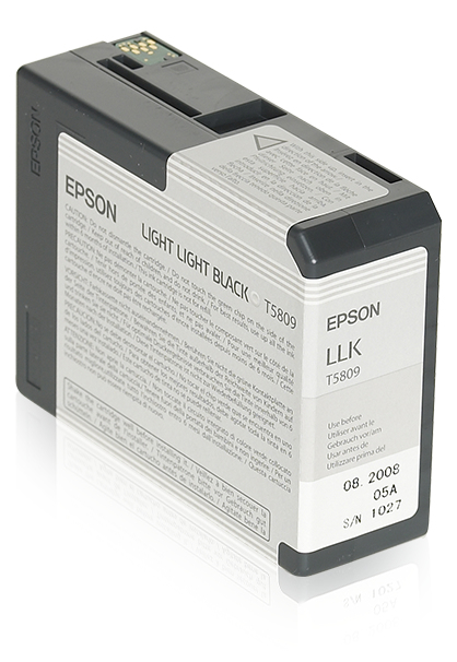 EPSON T5809 inktcartridge licht licht zwart standard capacit