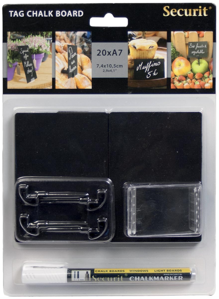 SECURIT KRIJTBORDJES A7 20X