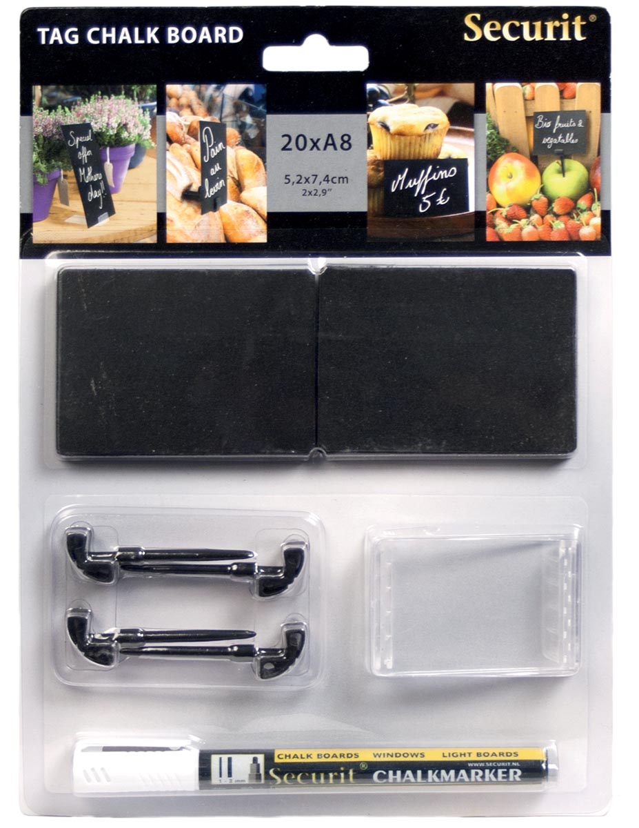 SECURIT KRIJTBORDJES A8 20X