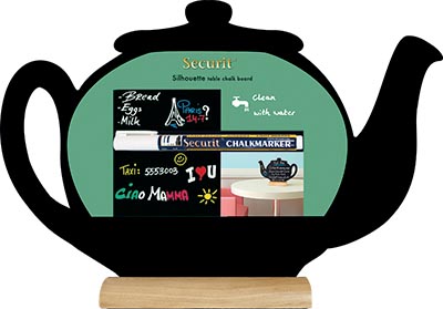 SECURIT KRIJTBORD THEE + VOET
