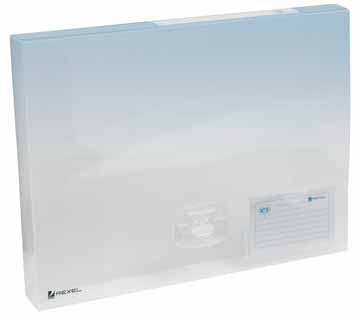 DOCUBOX REXEL ICE 40MM A4 TRAN