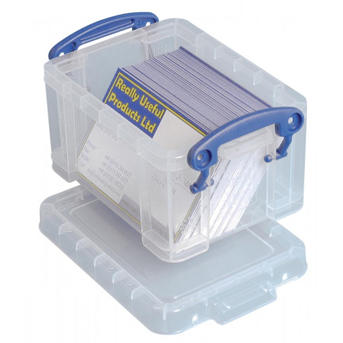 OPBERGDOOS 0,33L TRANSPARANT