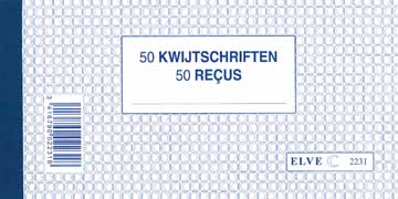 KWIJTSCHRIFTB 2-TAL 11X21 PK10