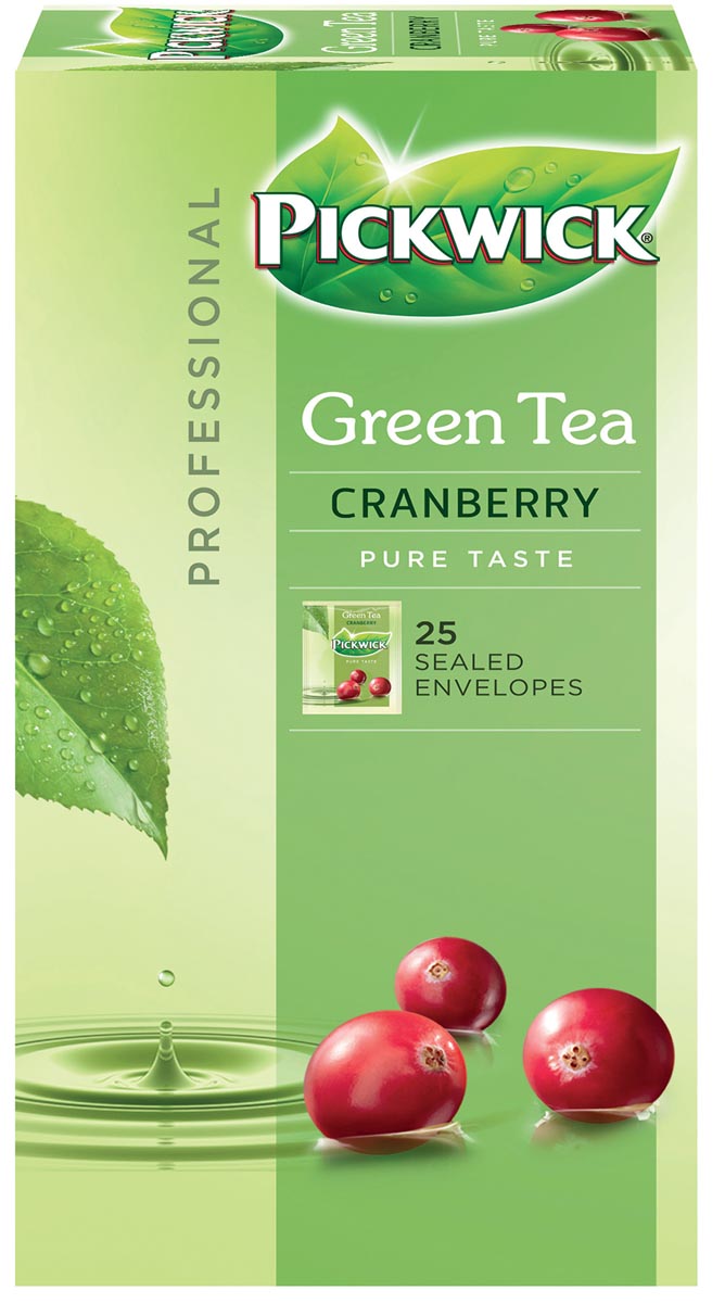 PICKWICK THEE GROEN CRANB PK25