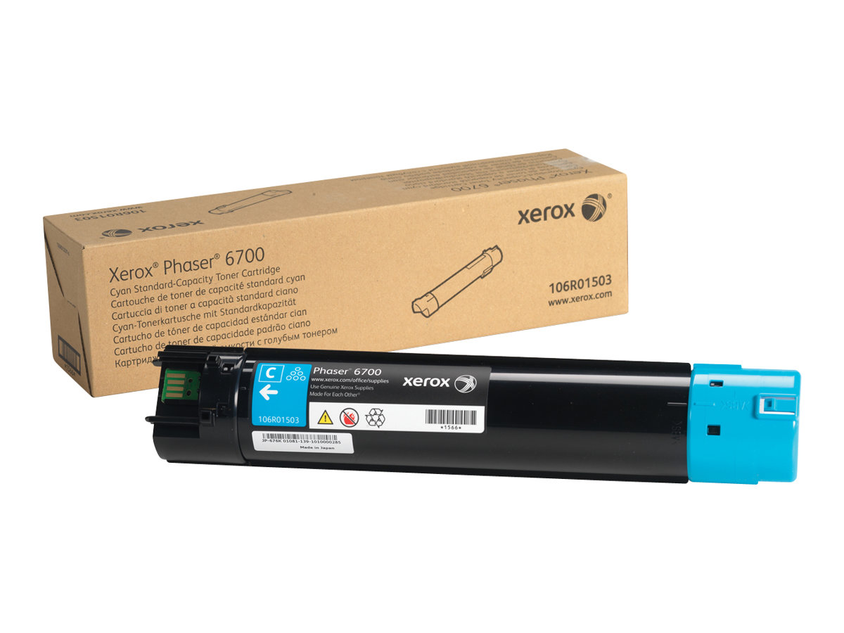 XEROX Phaser 6700 tonercartridge cyaan standard capacity 1-p