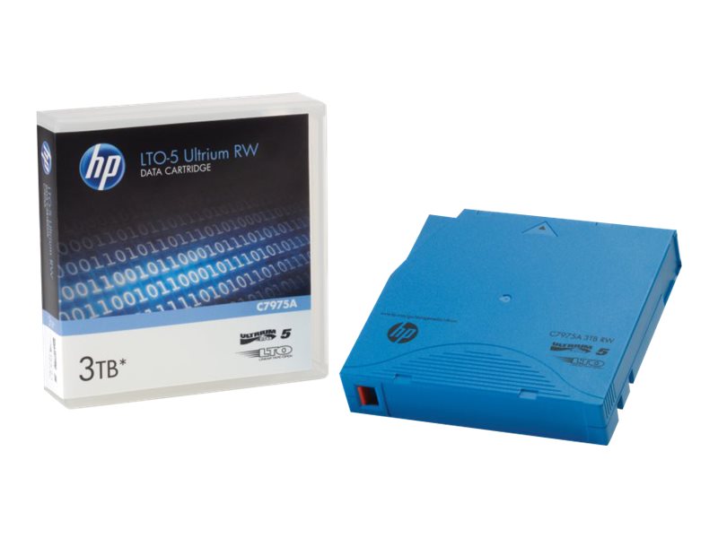 HPE LTO Ultrium 5 RW custom labelled data cartridge 3TB 20-p