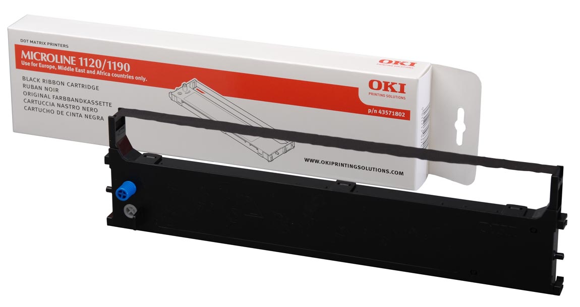 OKI Microline 1120, 1190 inktlint zwart 4.000.000 karakters