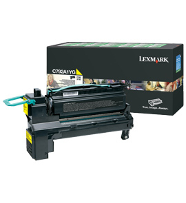 LEXMARK C792, X792 toner geel standard capacity 6.000 pagina