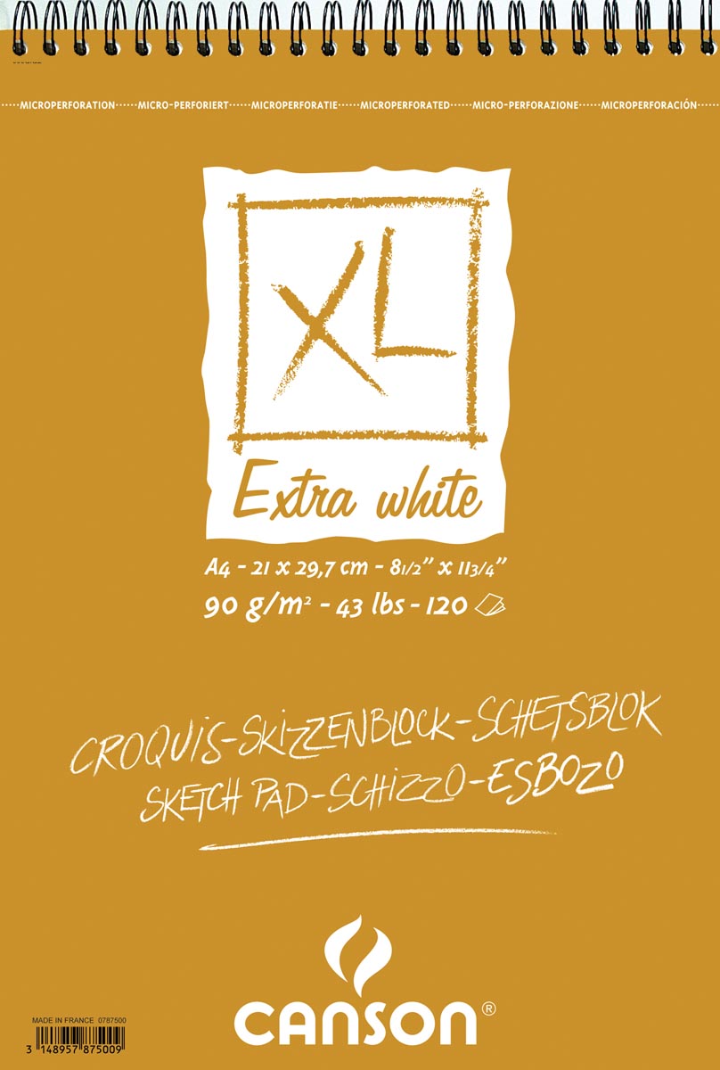 SCHETSBL A4 XL 120BL EXTRA WIT
