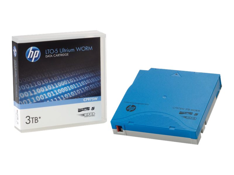 HPE LTO Ultrium 5 WORM custom labelled data cartridge 3TB 20