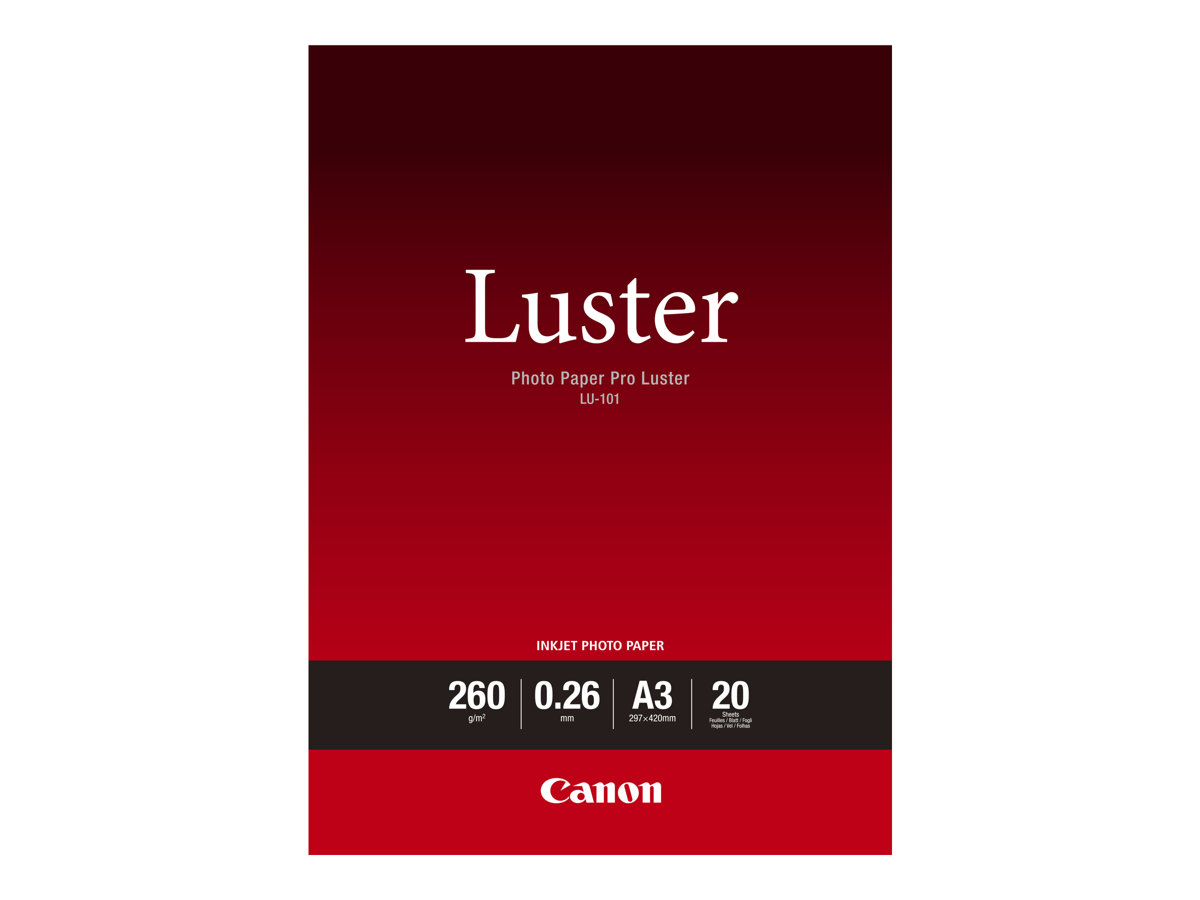 CANON 260g/m2 A3 20 sheets 1-pack luster paper