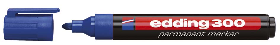 EDDING MARKER 300 BLAUW ROND