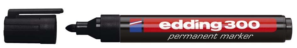 EDDING MARKER 300 ZWART ROND