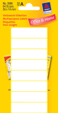 ETIK ILC 50X14MM 64ST WIT