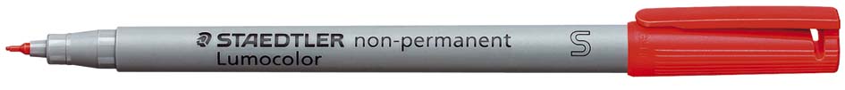 OHP MARKER LUMOCOLOR ROOD 0,4