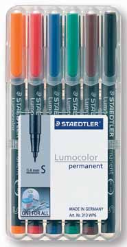 OHP MARKER LUMOCOLOR 0,4 ETUI6