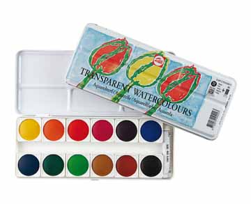 TALENS AQUARELVERF 12 NAPJES