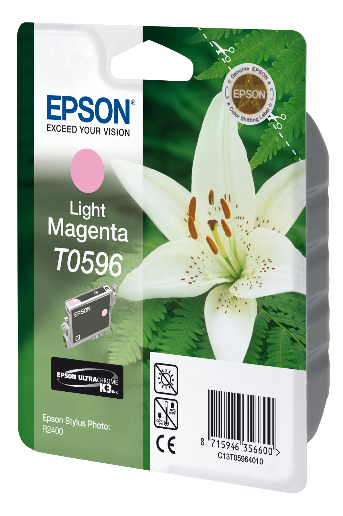 EPSON T0596 inktcartridge licht magenta standard capacity 13