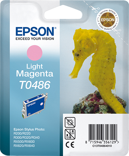 EPSON T0486 inktcartridge licht magenta standard capacity 13