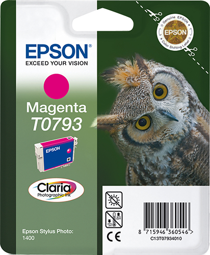 EPSON T0793 inktcartridge magenta standard capacity 11ml 1-p