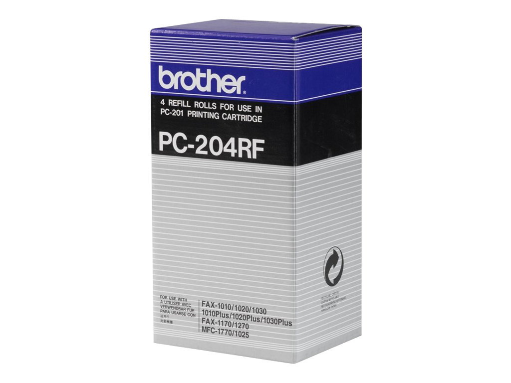 BROTHER PC204 4x Thermotransferroll
